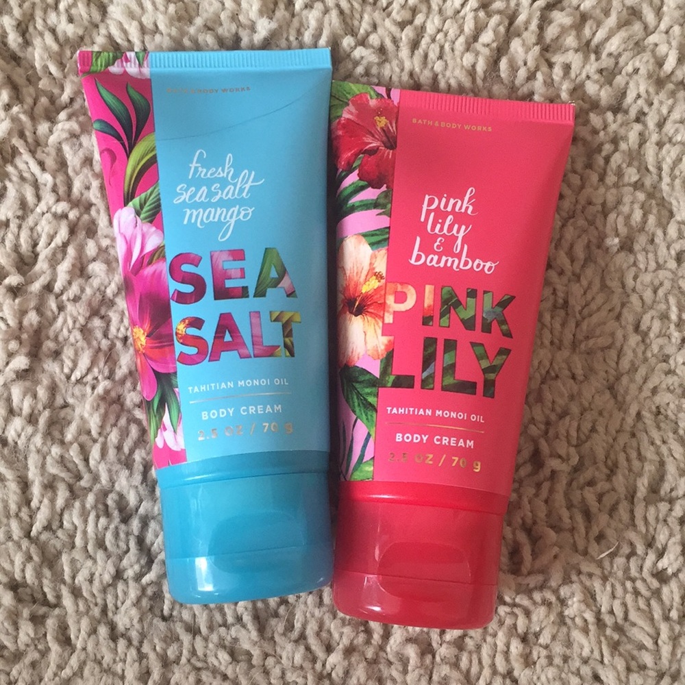 Bath and Body Works Mini Lotions